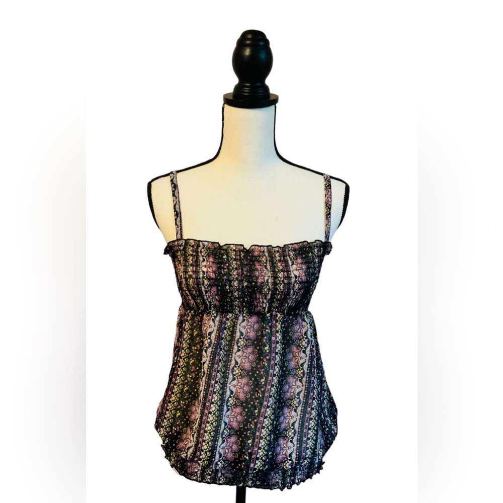 Xhiliration Bohemian Tank Top Size XS - Picture 3 of 9